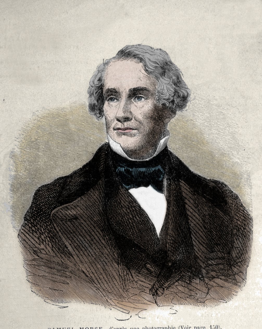Portrét amerického vynálezce Samuela Finleyho Breese Morse (1791-1872). od Unknown artist