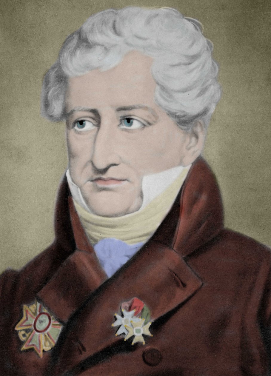Portrét barona Georgese Cuviera (1769-1832), francouzského přírodovědce. od Unknown artist