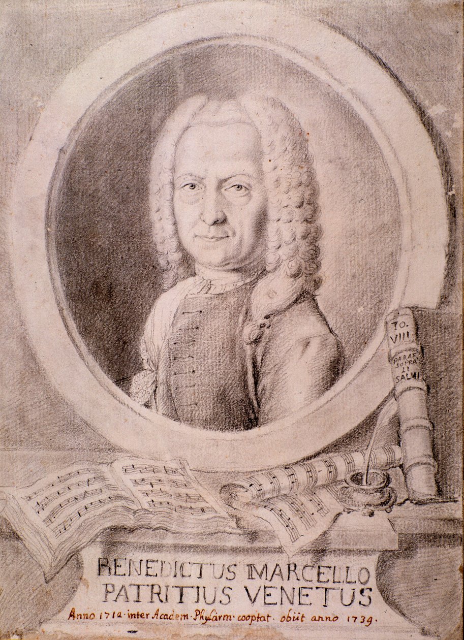 Portrét Benedetta Marcella (kresba) od Unknown artist