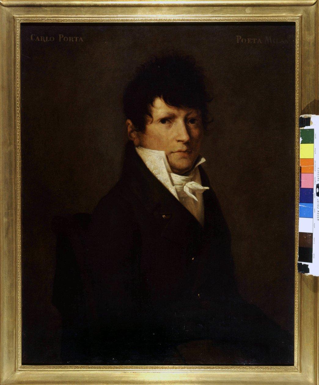 Portrét Carlo Porta (1775-1821). malířství 19. století. Museo de Milan. od Unknown artist