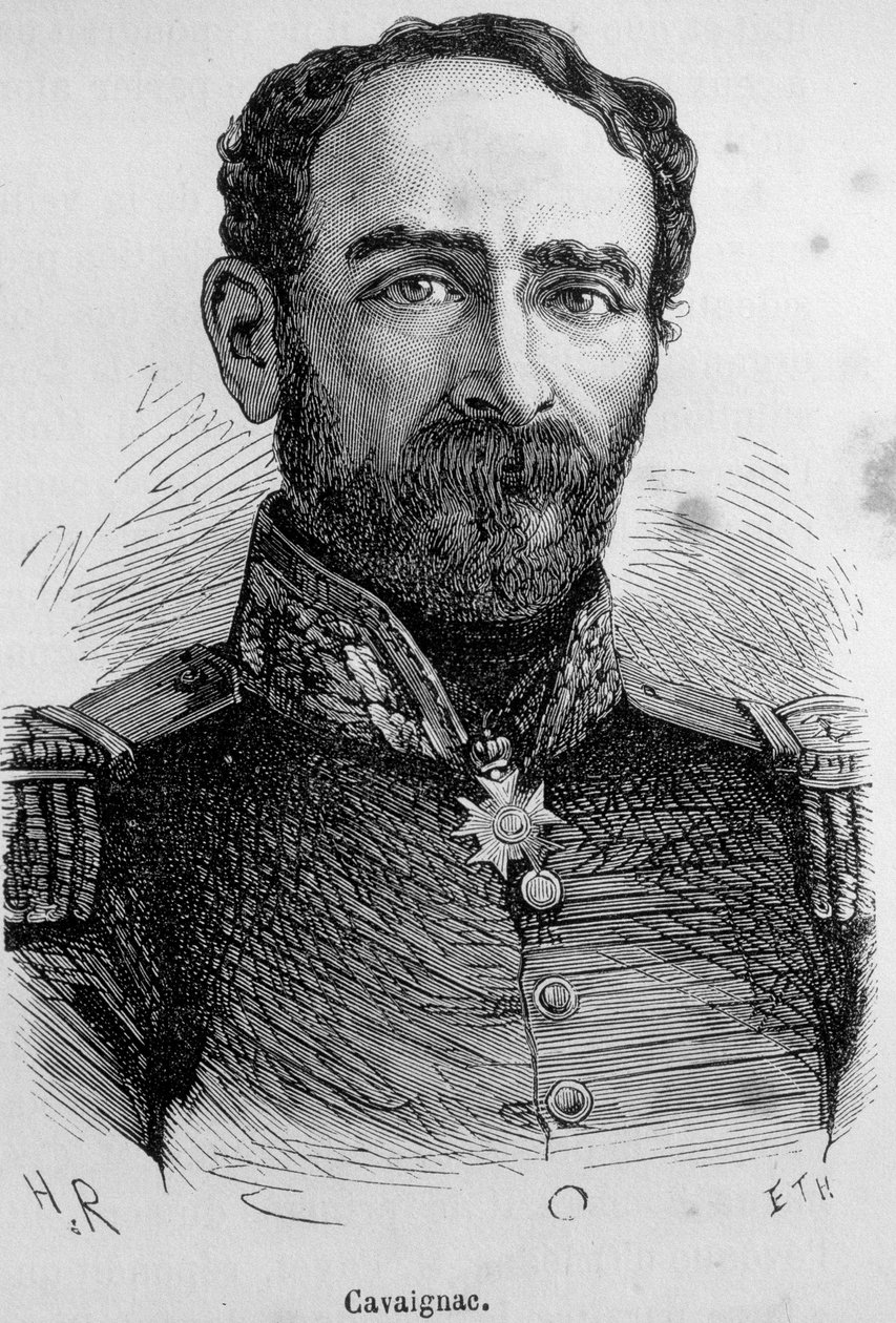 Portrét Cavaignaca (1802-1857), francouzského politika a generála od Unknown artist