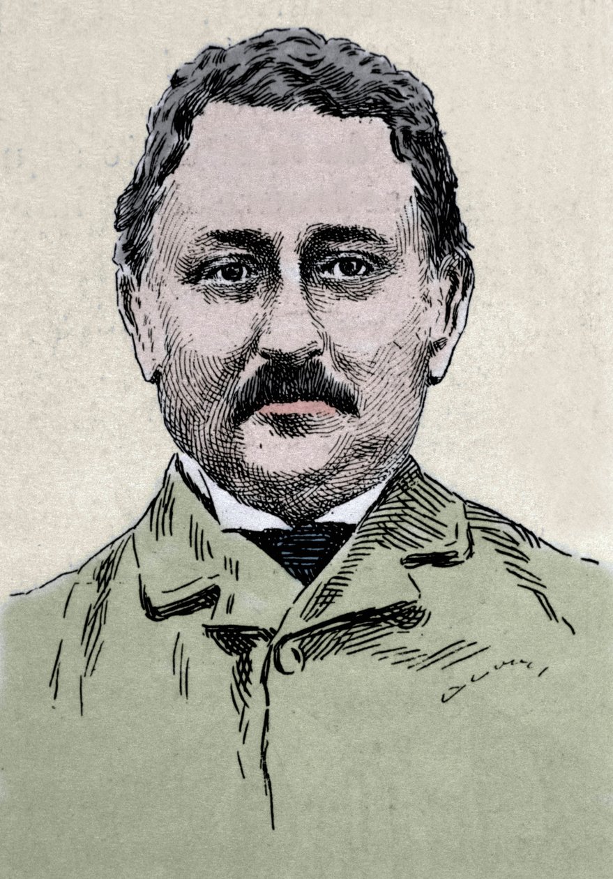 Portrét Cecila Johna Rhodese (1853-1902) britského obchodníka a koloniálního správce. od Unknown artist
