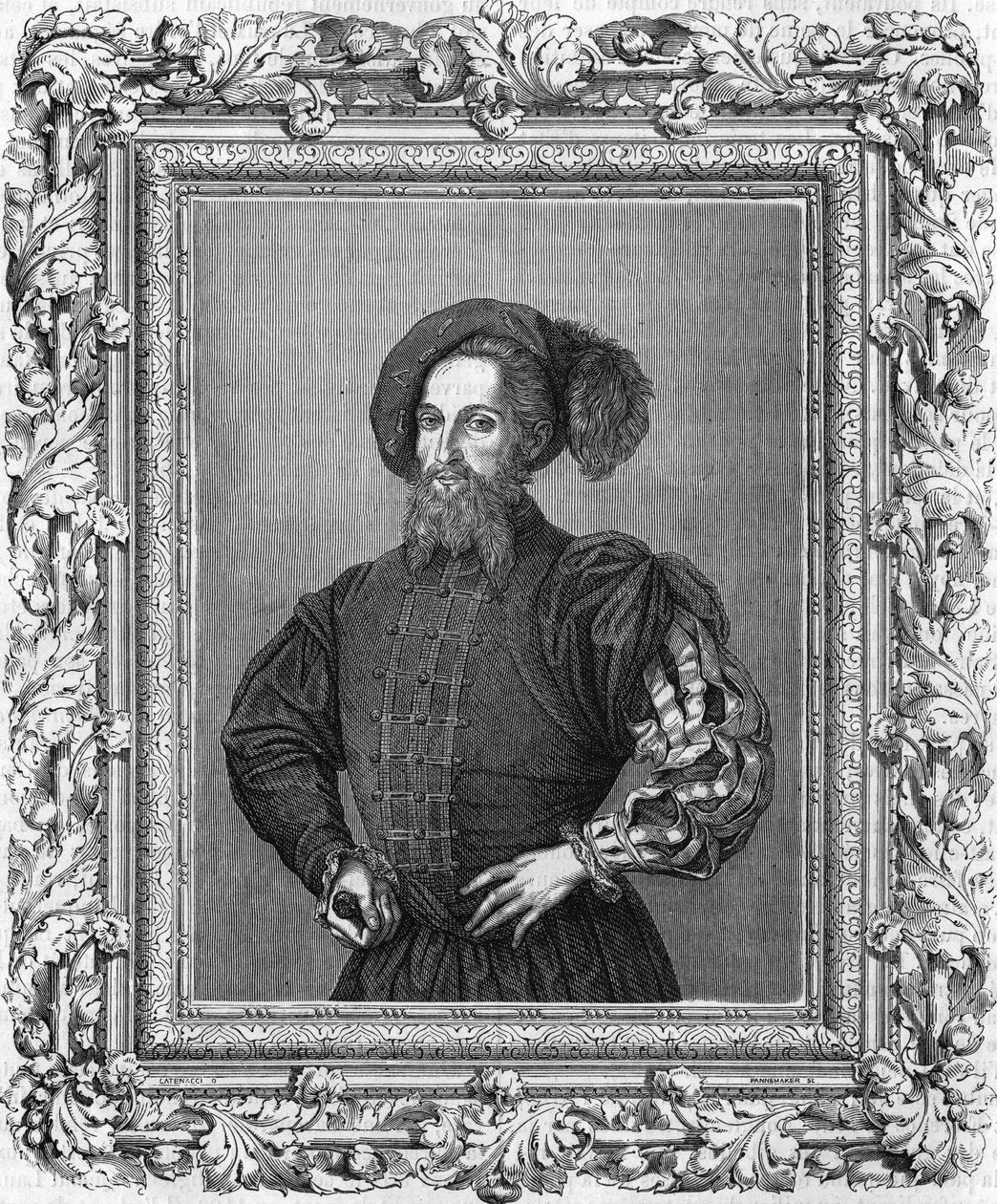 Portrét Cesara (Cesara) Borgii (1475-1507). od Unknown artist