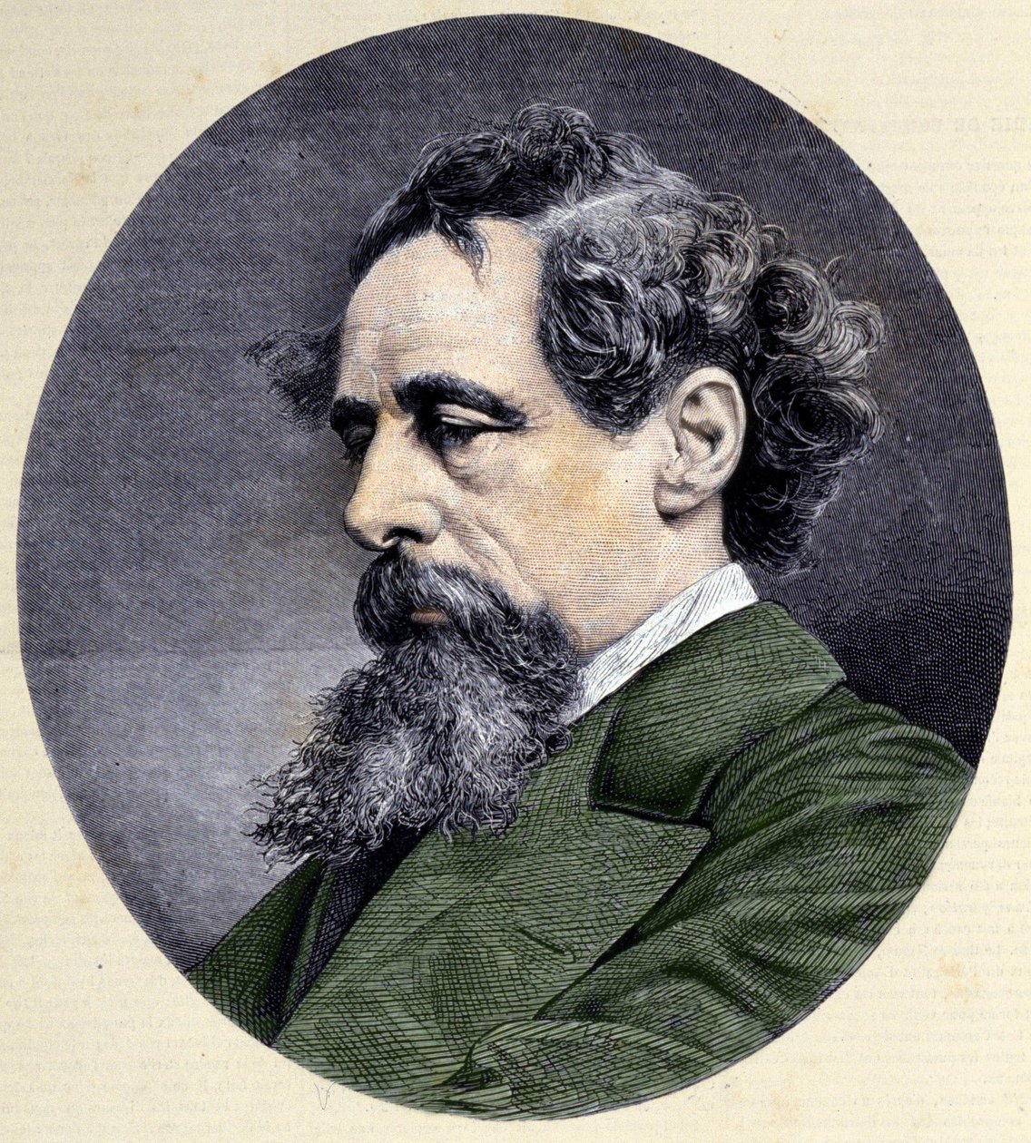 Portrét Charlese Dickense (1812-1870), anglického spisovatele. od Unknown artist
