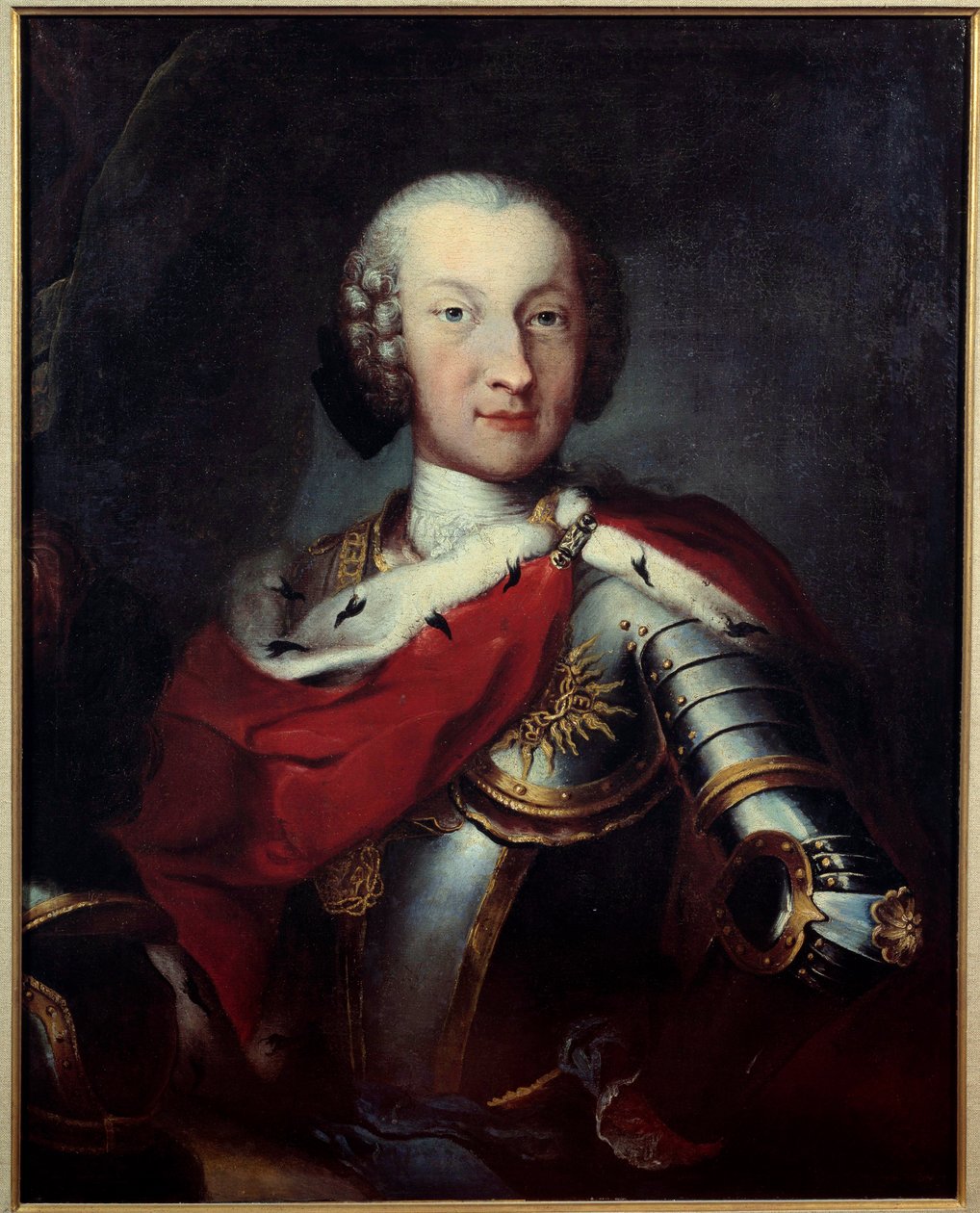 Portrét Karla Emmanuela III. (1701-1773) vévody savojského, krále Sardinie, velmistra anonymního obrazu Annunciade. Paříž 18. století, Muzeum Čestné legie od Unknown artist