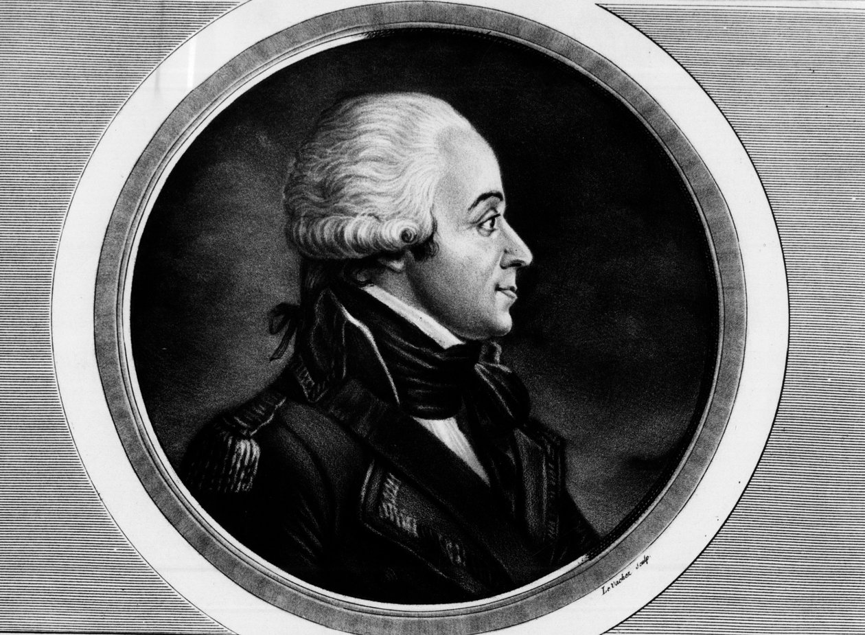 Portrét Charlese Francoise Dumourieze (1739-1823), ministra zahraničních věcí. Rytina v „“ Kompletní sbírka historických obrazů francouzské revoluce, ve třech svazcích.“““ 1804. od Unknown artist