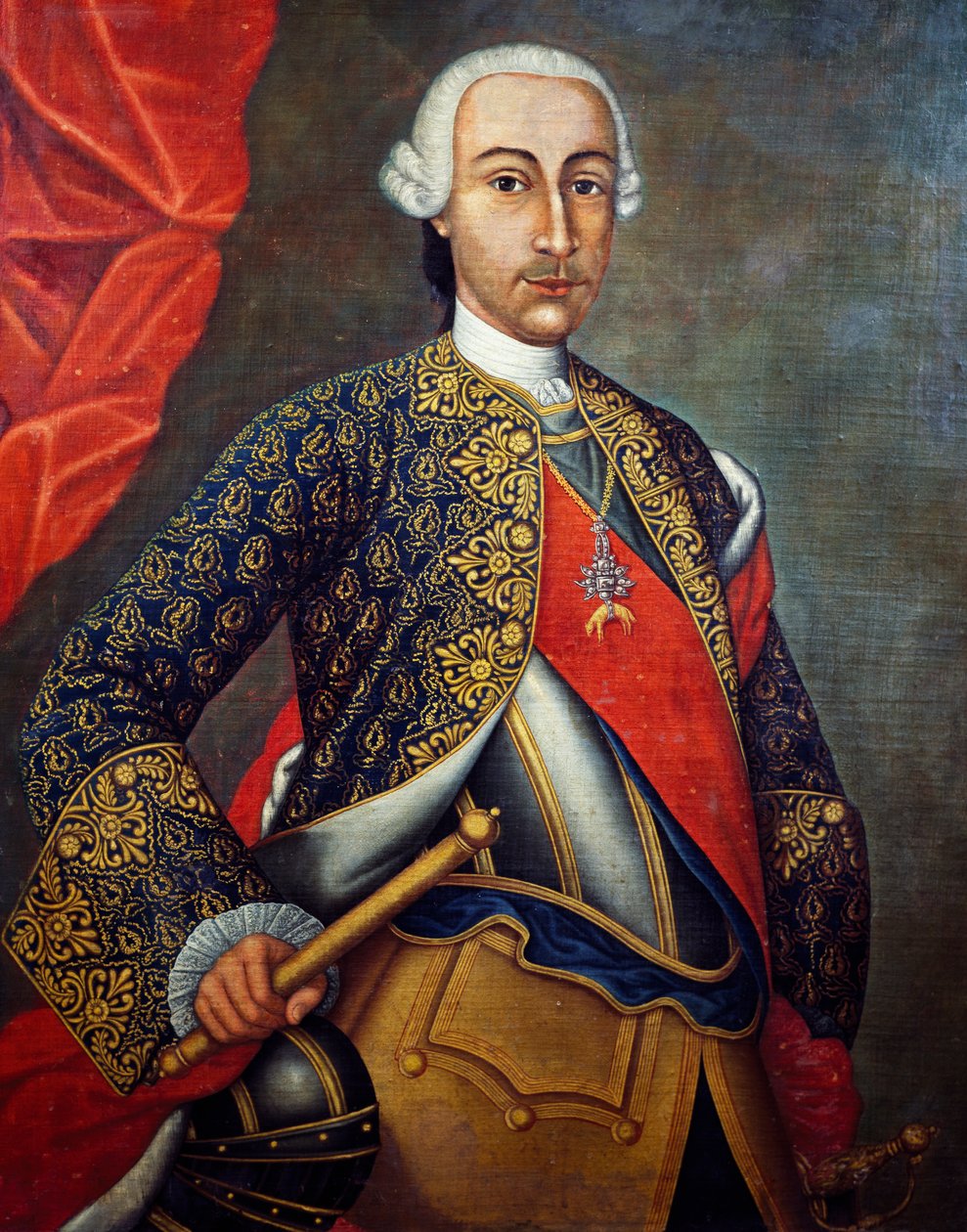 Kaarle III Bourbonin muotokuva (Madrid od Unknown artist