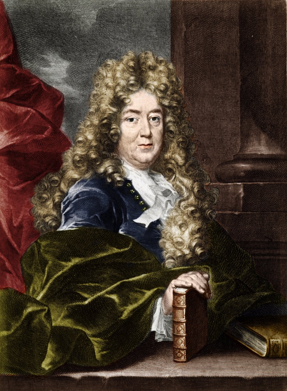 Portrét Charlese Perraulta (1628-1703), francouzského spisovatele. od Unknown artist