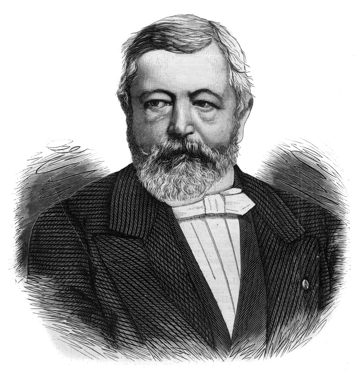 Portrét Charlese de Kerchove od Denterghema (1819-1882) belgický inženýr a liberální politik od Unknown artist