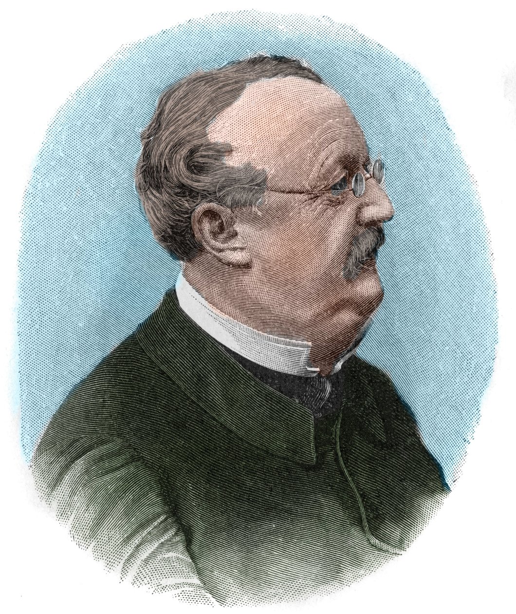 Portrét Conrada (Konrada) Ferdinand Meyer (1825-1898) švýcarský básník a spisovatel v němčině. od Unknown artist