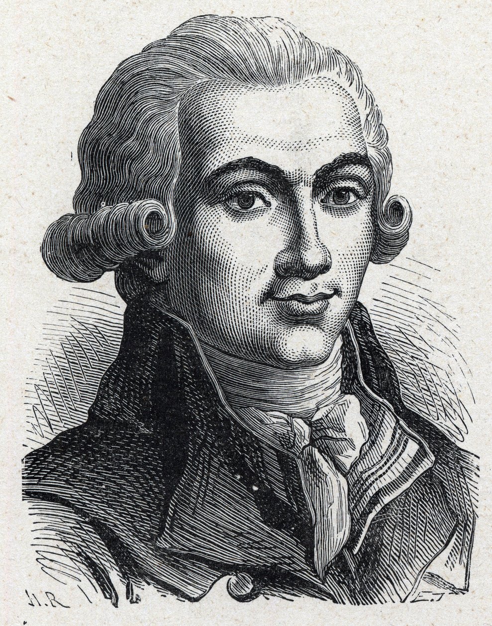 Portrét Elieho Guadeta (1758-1794), francouzského revolucionáře. od Unknown artist
