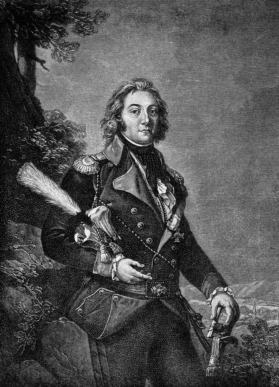 Portrét Felixe Schwarzenberga, knížete Zu (1800 - 1852), rakouského politika. od Unknown artist