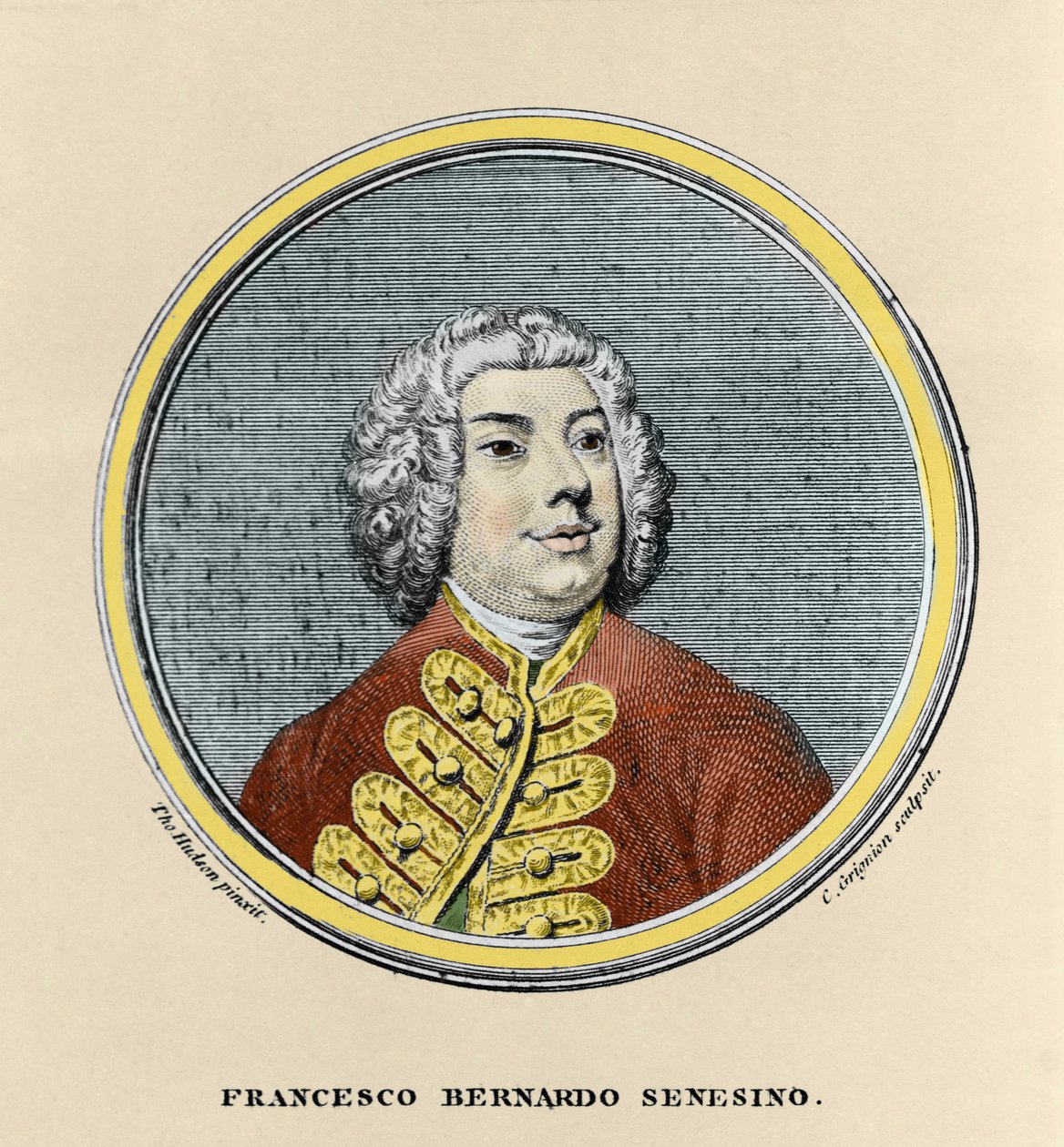 Portrét Francesca Bernarda Senesina (1680 - 1750). od Unknown artist
