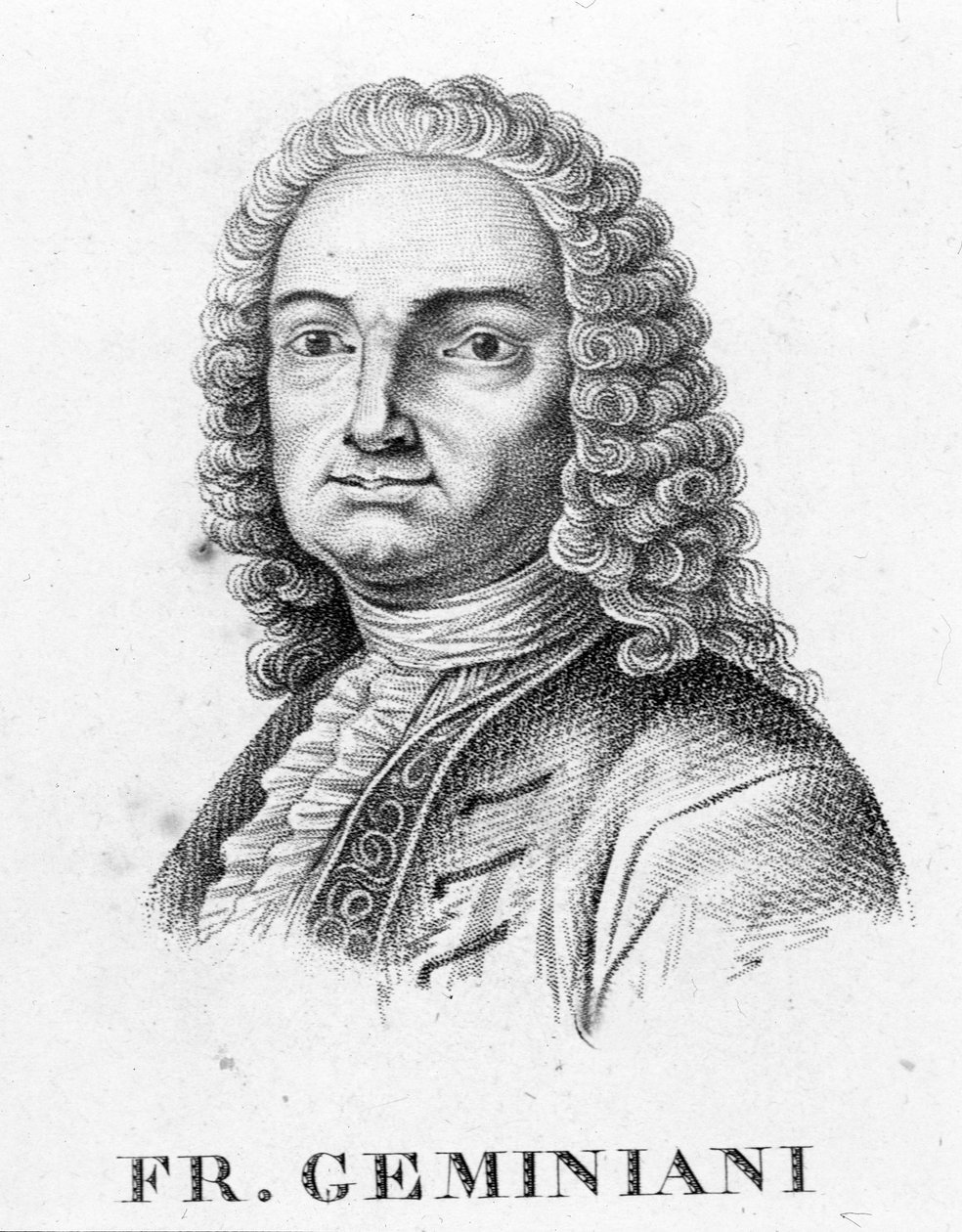 Portrét Francesca Saveria Geminianiho Italský hudebník (Lucca od Unknown artist