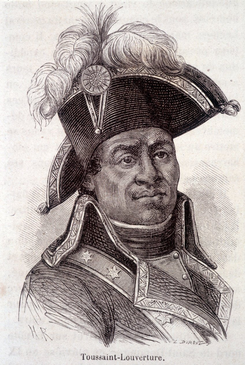 Portrét Francoise Dominiqua Toussainta známého jako "" Toussaint-Louverture" (Toussaint Louverture od Unknown artist