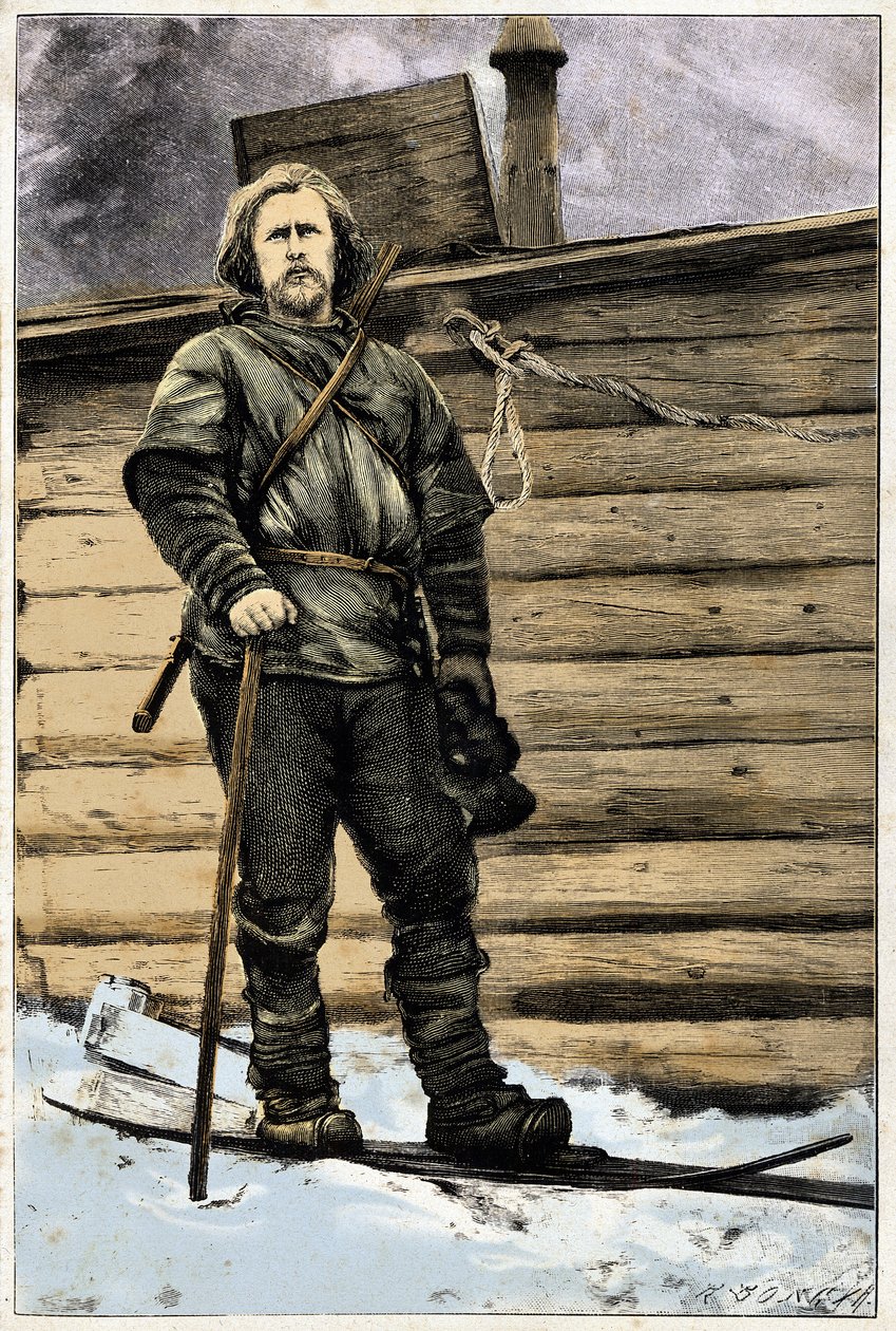 Portrét Fridtjofa Nansena (1861-1930), norského badatele, z roku 1896 od Unknown artist