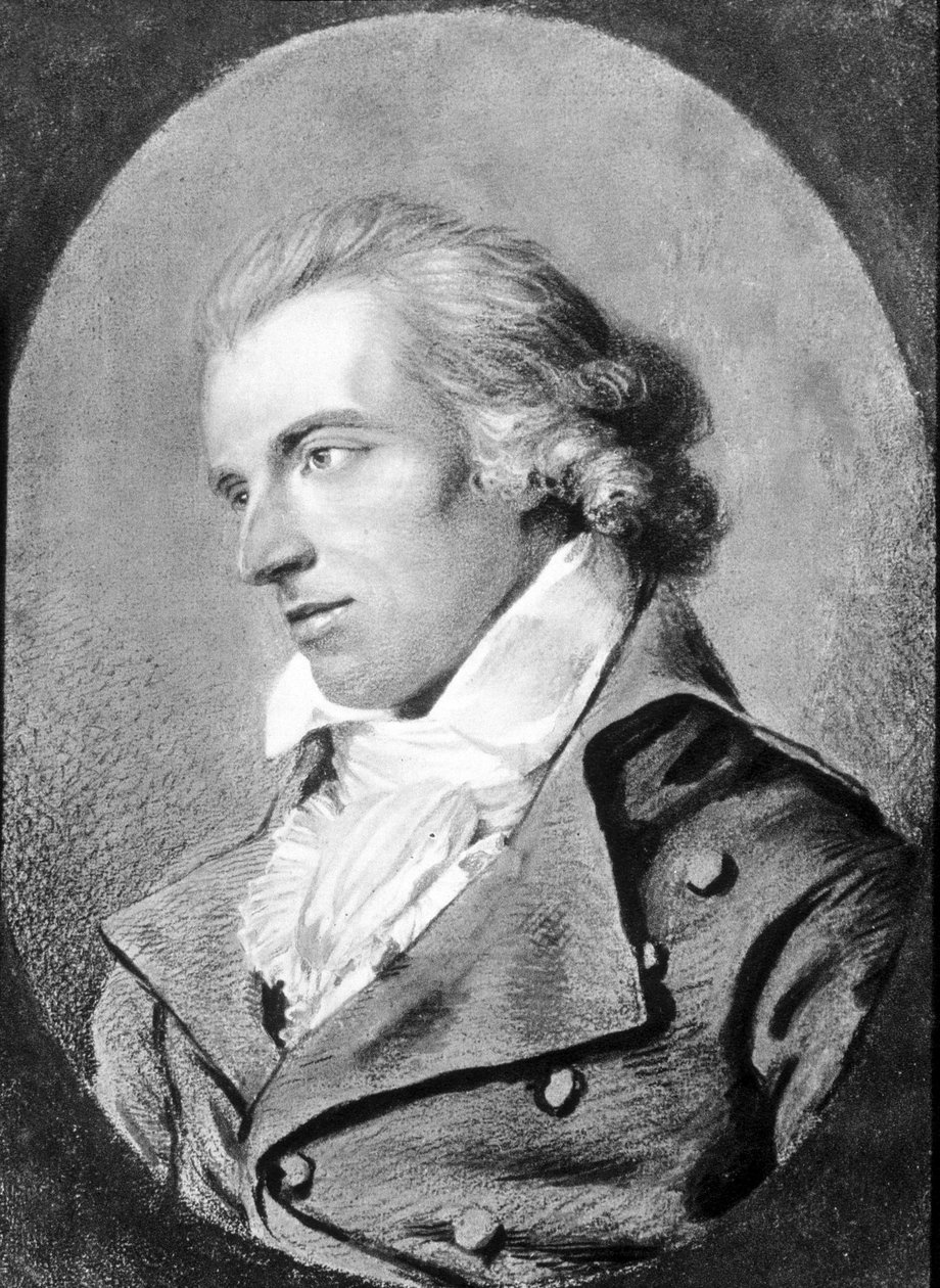 Portrét Friedricha von Schillera (1759 - 1805). sd. 19. století. od Unknown artist
