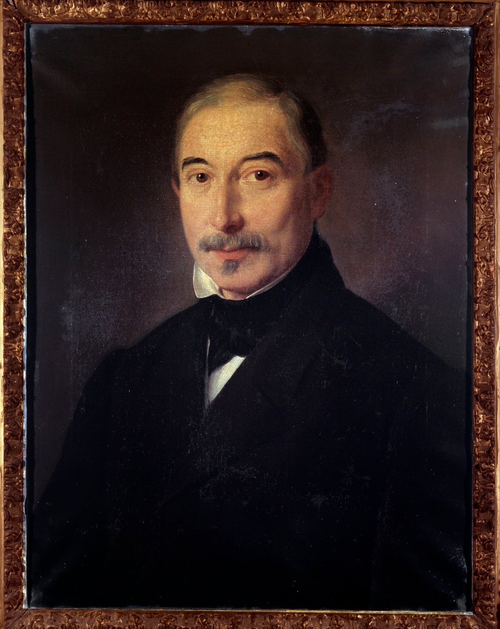 Portrét Gaetana Brizziho, italského hornisty (malba od Unknown artist