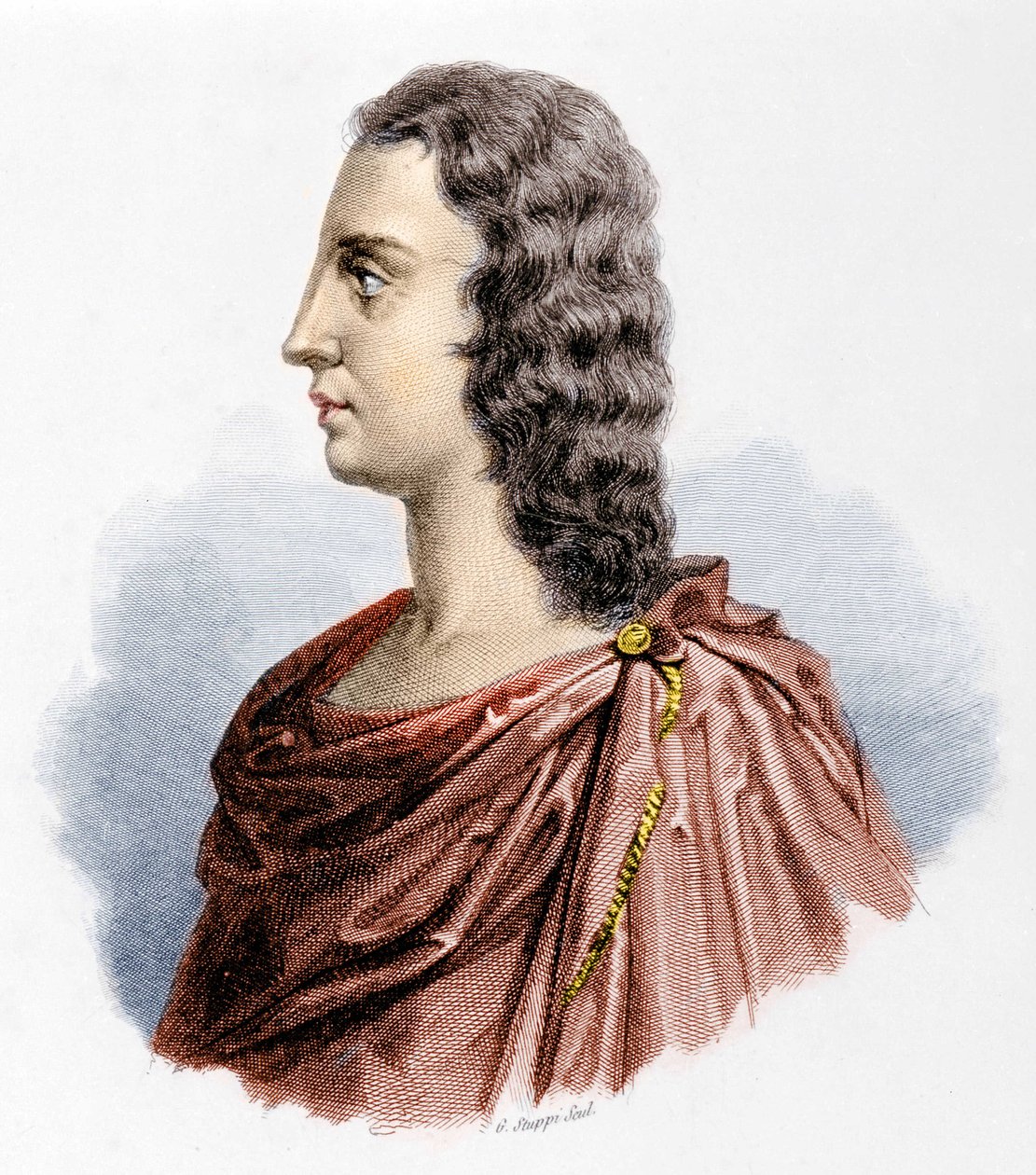 Portrét Gaetana Majorano dit Caffarelli (1710 -1783). od Unknown artist