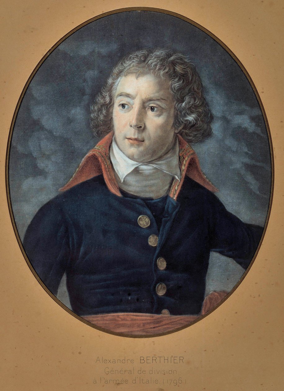 Portrét generála Louis Alexandre (Louis-Alexandre) Berthier (1753-1815) Anonymní obraz od Unknown artist