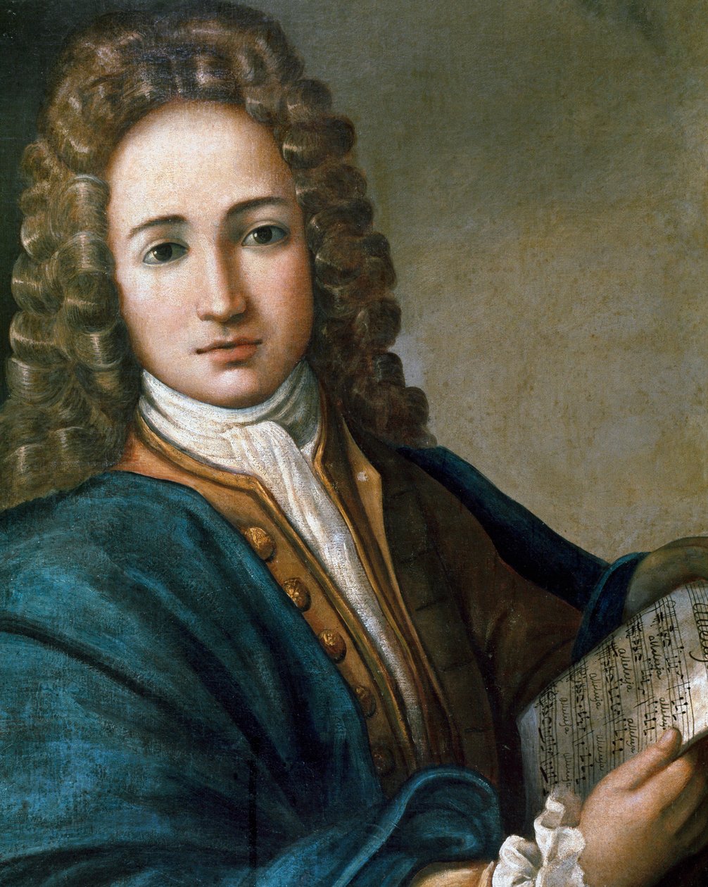 Portrét George Fredericka Händela (Georg Friedrich Händel od Unknown artist