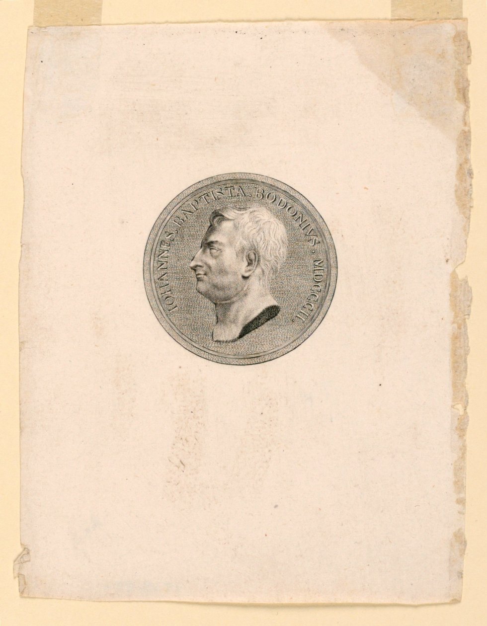 Portrét Giambattisty Bodoniho (1740-1813) od Unknown artist