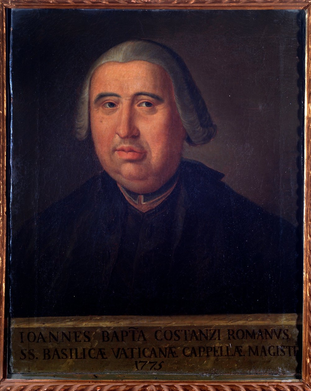 Portrét Giovanniho Battisty Costanziho, italského skladatele a violoncellisty (malba od Unknown artist