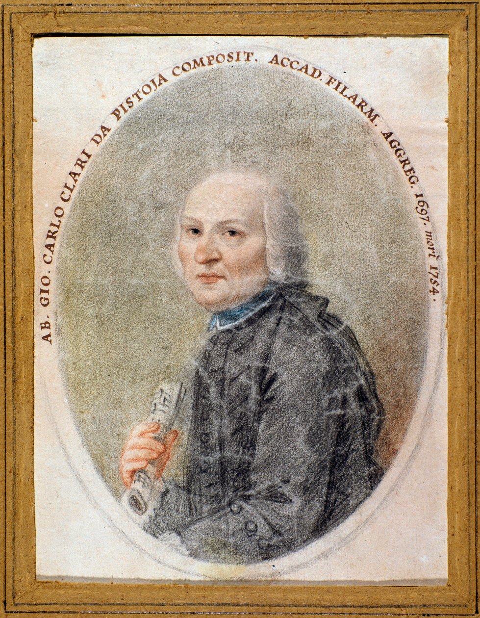 Portrét Giovanni Carlo Maria Clari (akvarel) od Unknown artist