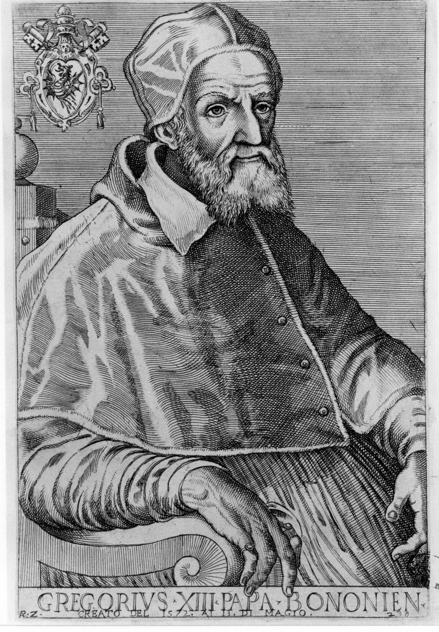 Portrét Řehoře XIII. (1502 - 1585). od Unknown artist