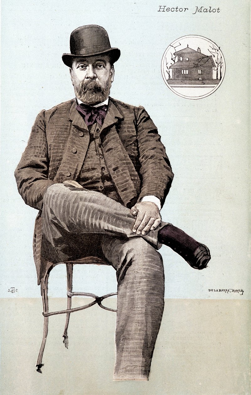 Portrét Hectora Malota - kresba od Unknown artist
