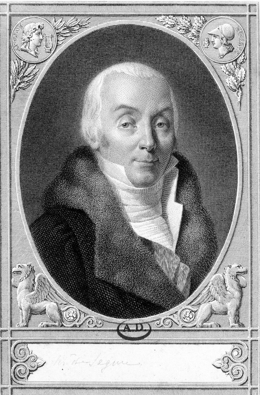 Portrét Henriho Philippa Marquise de Ségur (1724-1801), maršála Francie a státního tajemníka pro válku za Ludvíka XVI. Rytina 18. století. od Unknown artist