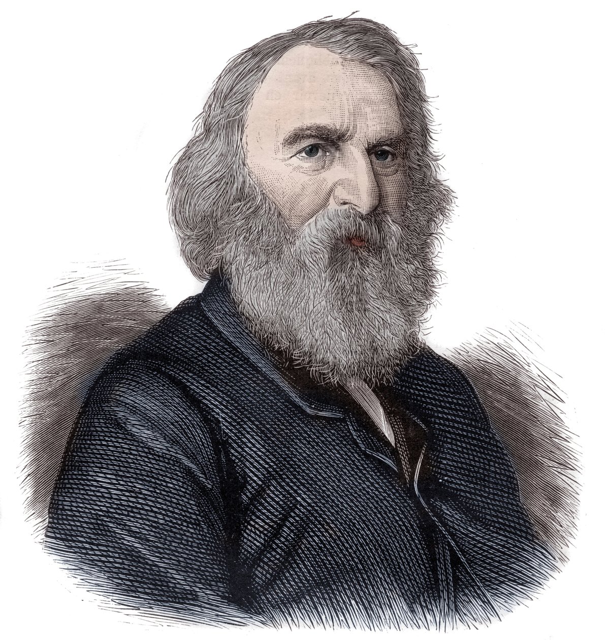 Portrét Henryho Longfellowa, amerického básníka a pedagoga od Unknown artist