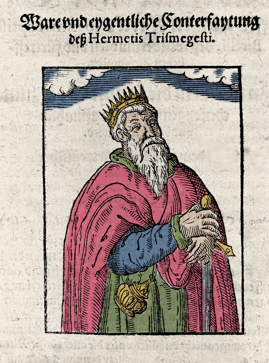 Portrét Hermese Trimegista (Trismegista), astrologa, od Unknown artist