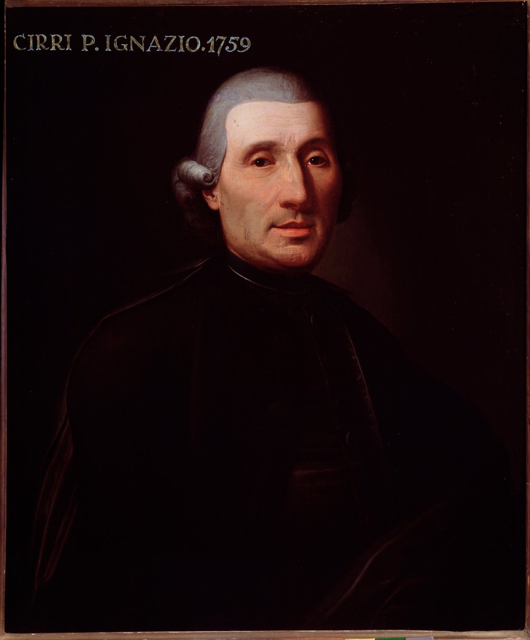 Portrét Ignazia Cirriho (1711-1787) italského skladatele Anonymní malba. 18. století. Bologna, občanské bibliografické muzeum od Unknown artist