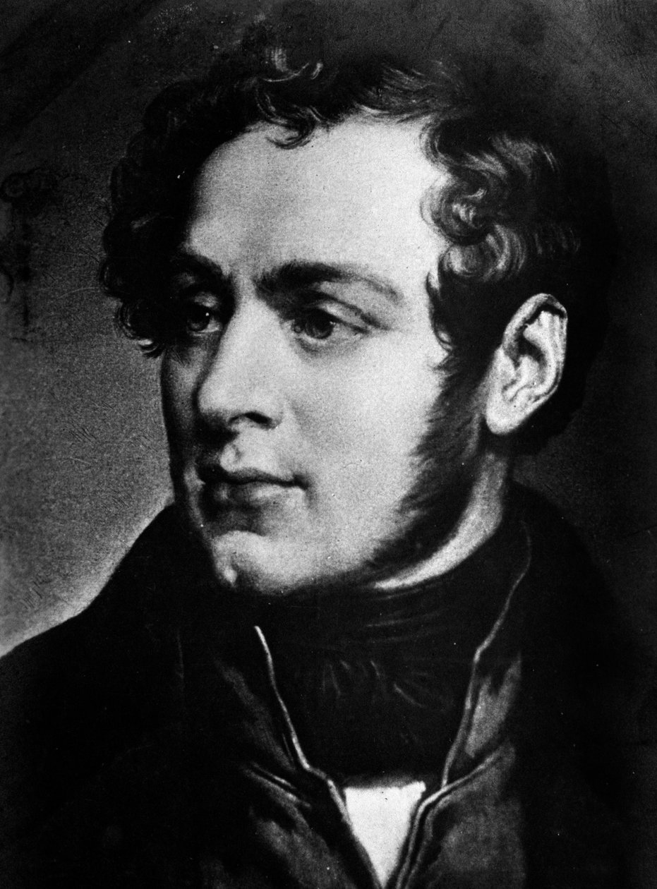 Portrét italského skladatele Vincenza Belliniho (1801-1835) Milán 19. století, Verdiho konzervatoř od Unknown artist