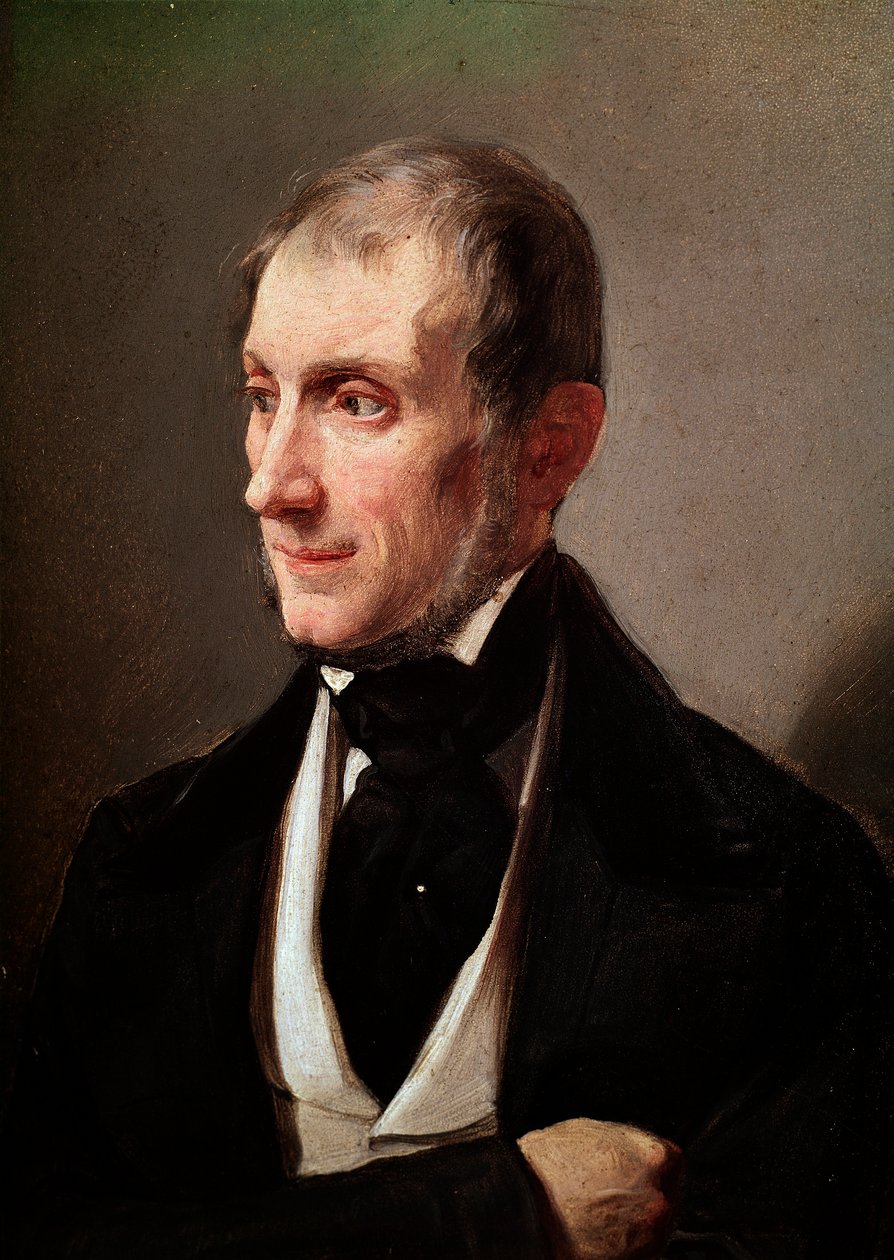 Portrét italského prozaika a básníka Tommase Grossiho (1790-1853) Anonymní obraz. Milán 19. století, Museo di Milano - Portrét italského básníka a prozaika Tommase Grossiho 1790-1853. Anonymní malování od Unknown artist