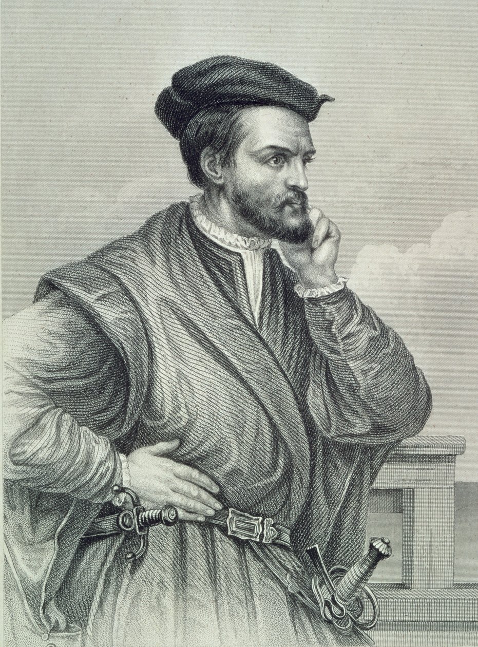 Portrét Jacquese Cartiera od Unknown artist