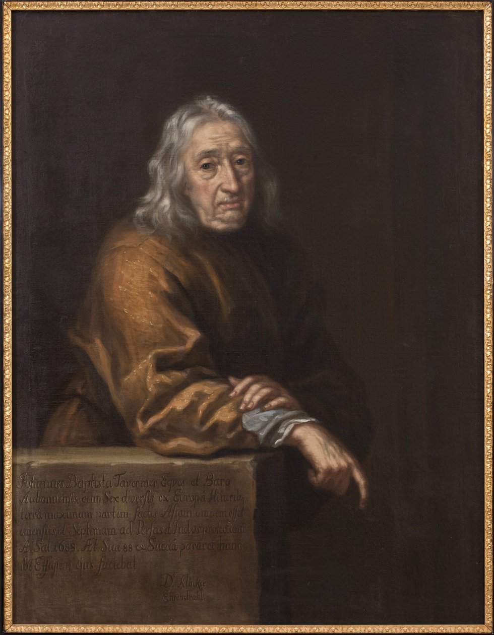 Portrét Jean-Baptiste (Jean Baptiste) Tavernier (1605-1689), Ehrenstrahl, David Klocker (1629-1698). Olej na plátně od Unknown artist