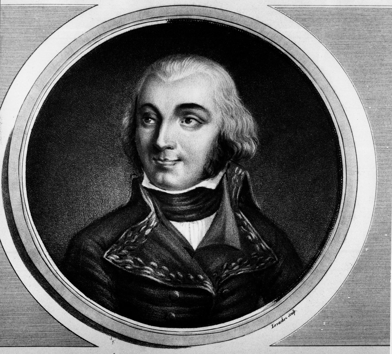 Portrét Jean Baptiste, hrabě Jourdan, marechal z Francie (1762-1833). Rytina v „“ Kompletní sbírka historických obrazů francouzské revoluce, ve třech svazcích.“““ 1804. od Unknown artist