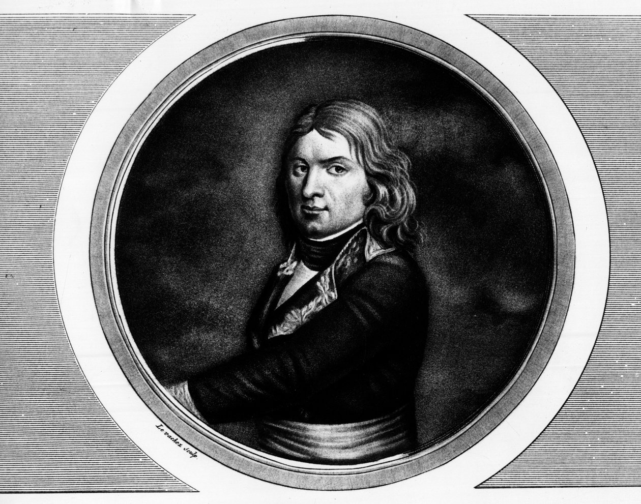 Portrét Jean Etienne Championet, generál francais (1762-1800). Rytina v „“ Kompletní sbírka historických obrazů francouzské revoluce, ve třech svazcích.“““ 1804. od Unknown artist