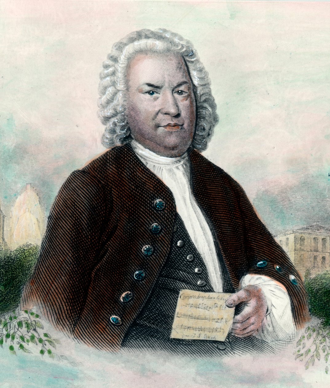 Portrét Jeana Sebastiena Bacha (Johann Sebastian Bach od Unknown artist