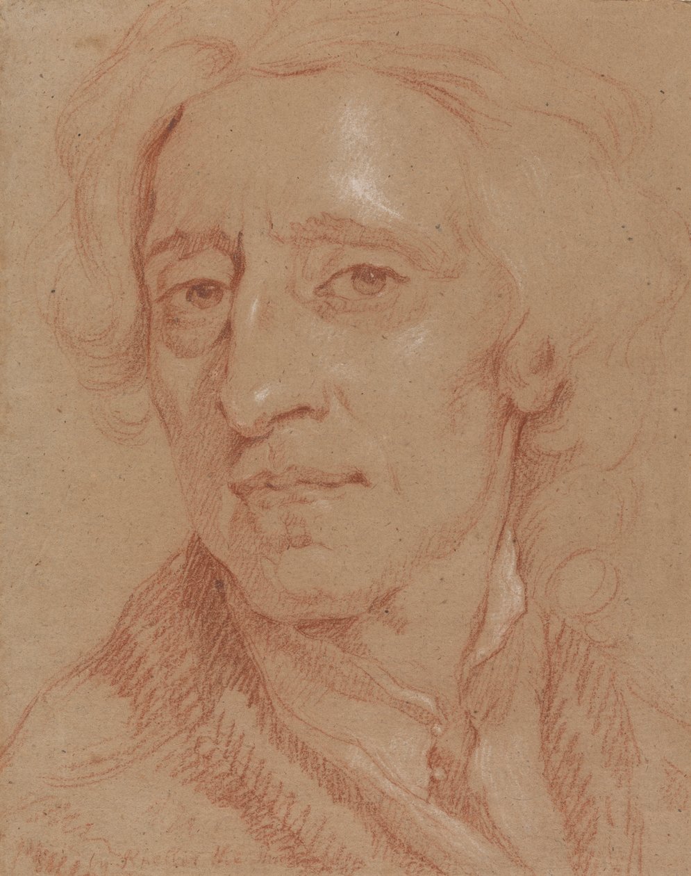 Portrét Johna Locka, Filozofa od Unknown artist