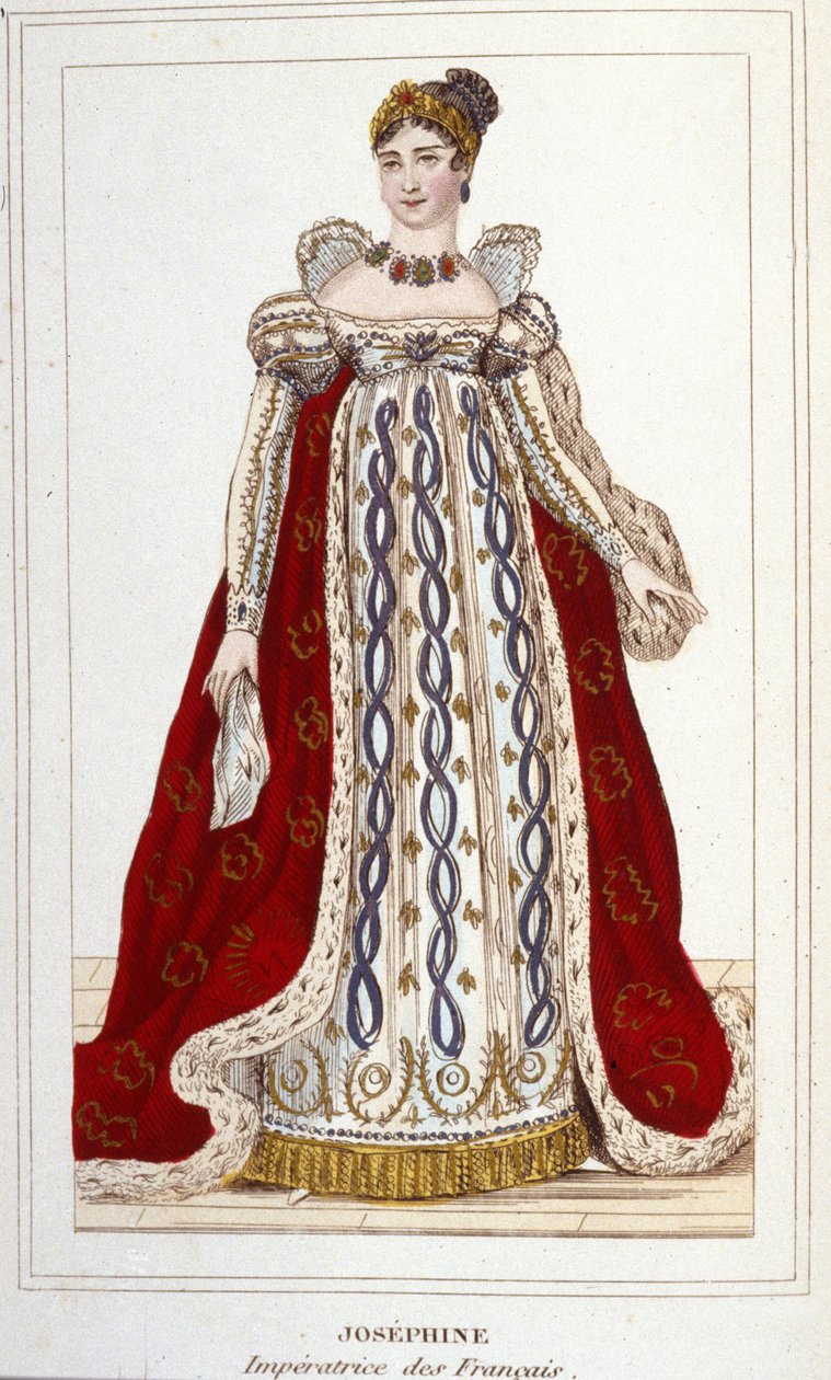 Portrét Joséphine od Beauharnaise Bonaparta (1763 - 1814), císaře francouzské rytiny z roku 1830 od Unknown artist