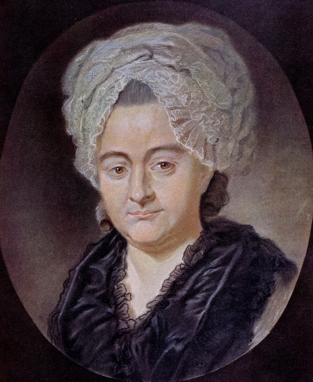 Portrét Kathariny Elisabeth Textor (kresba) od Unknown artist