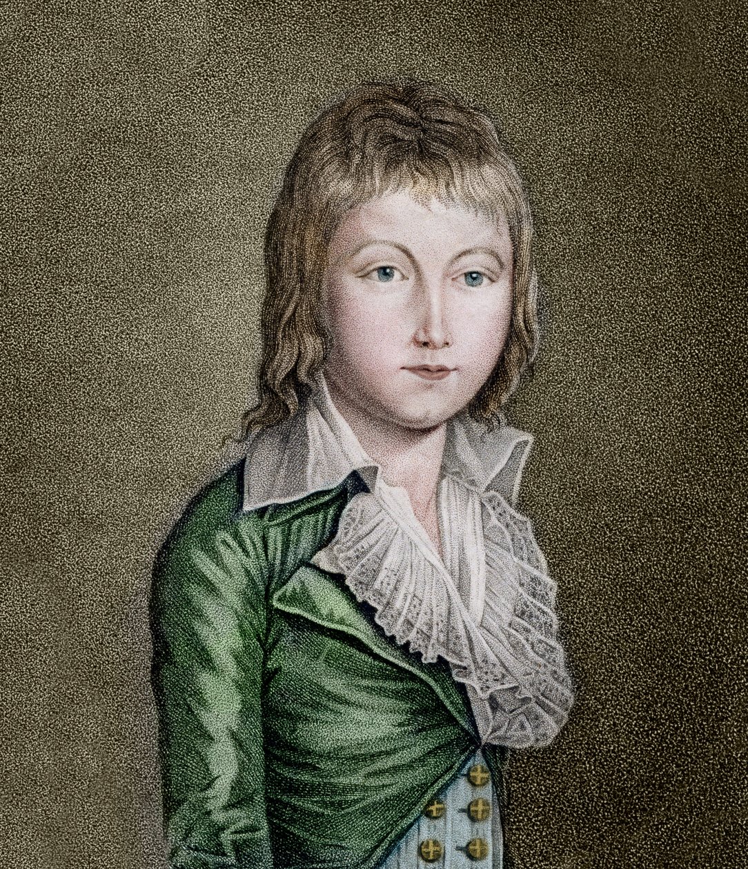 Litografie portrét Ludvíka XVII. (1785-1795) francouzského dauphina od Unknown artist