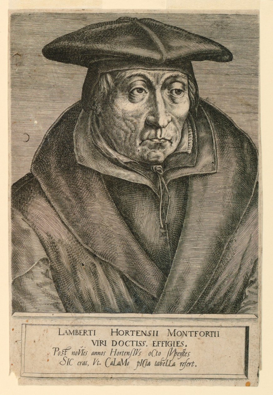 Portrét Lamberta Hortense Montforta od Unknown artist