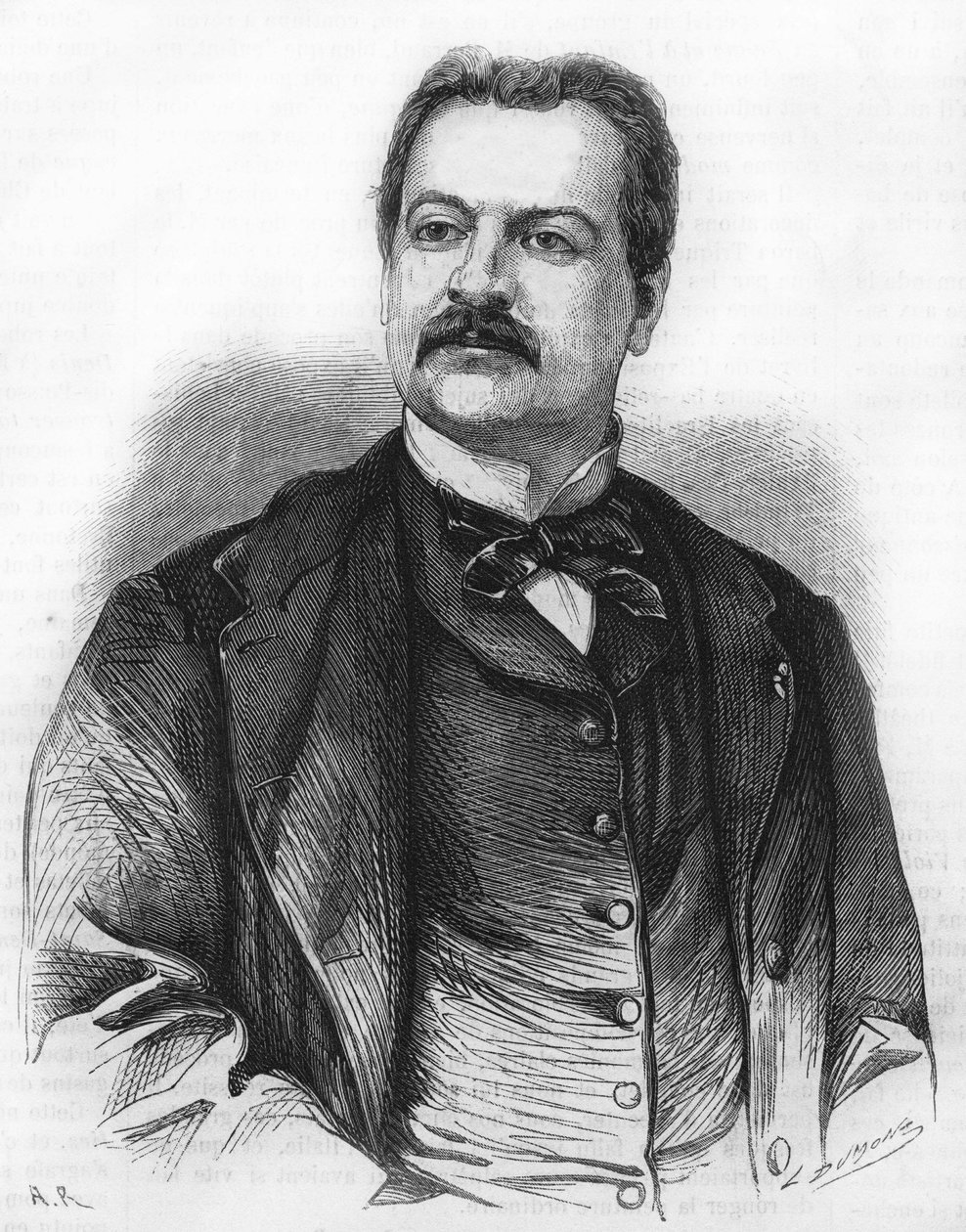 Portrét Lamberta Thibousta. Autor dramatu. 1826-1867. od Unknown artist