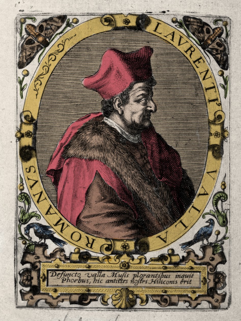Portrét Laurentia Valla od Lorenza della Vale od Unknown artist