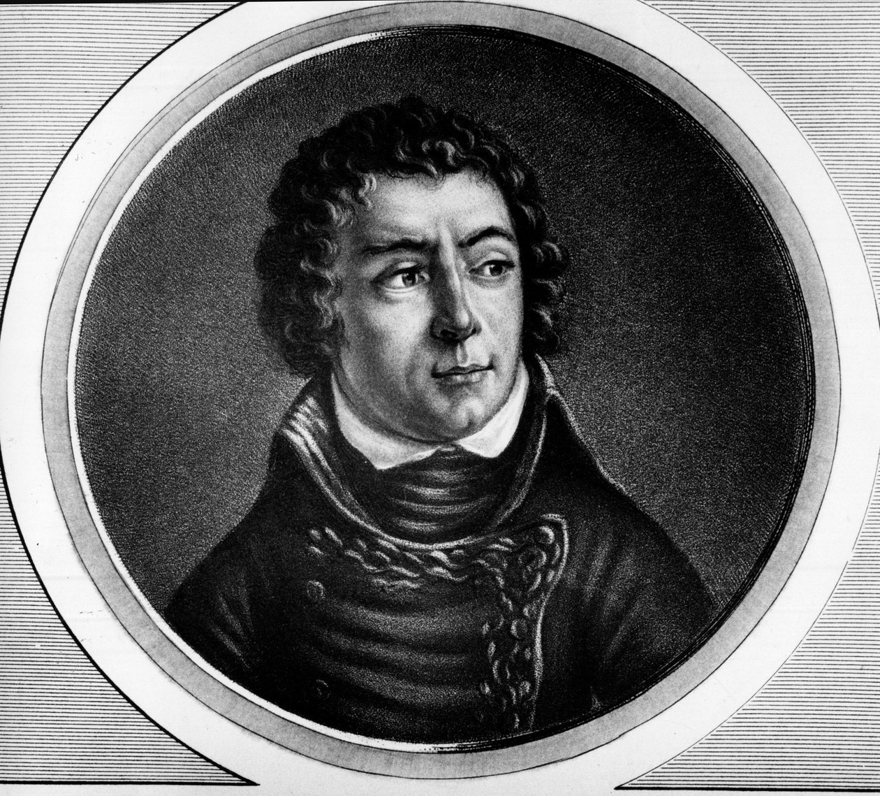 Portrét Louise Alexandra (Louis-Alexandre) Berthiera (1753-1815), prince z Neuchatel, maršála Francie - rytina v „“Kompletní sbírka historických obrazů francouzské revoluce, ve třech svazcích““ od Unknown artist