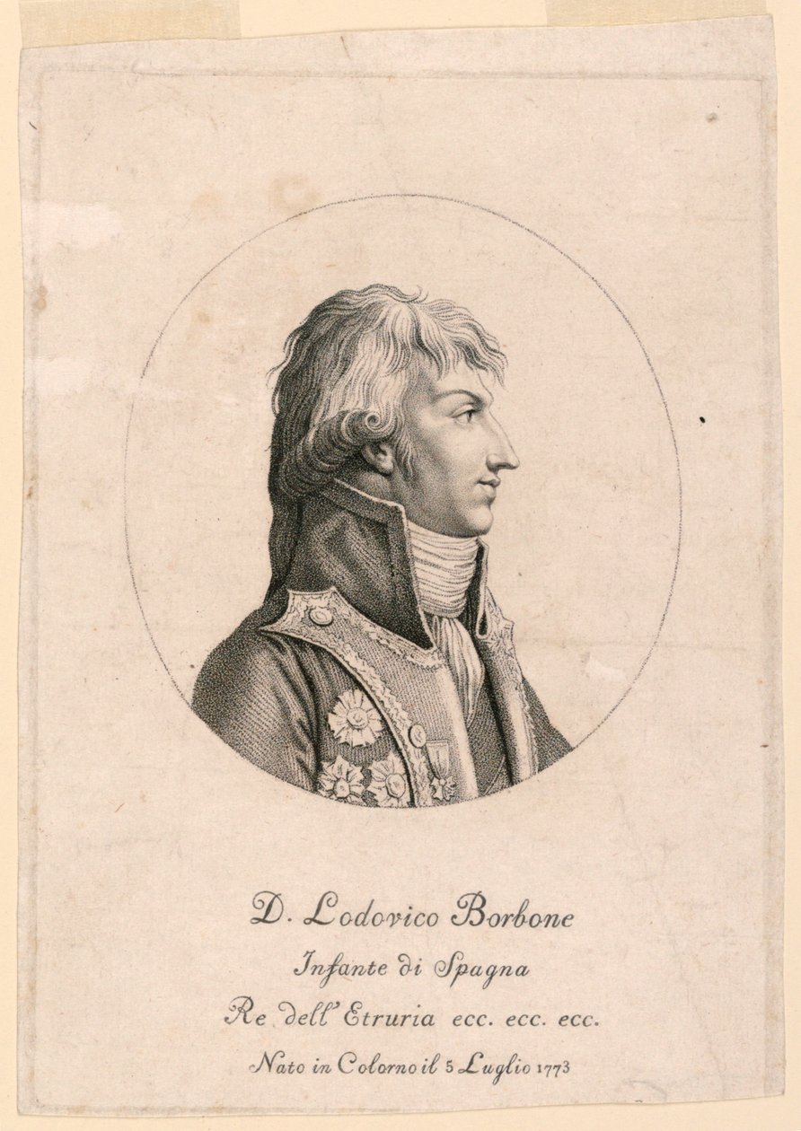 Portrét Louise Bourbona, nemluvňata Španělska (1773-) od Unknown artist